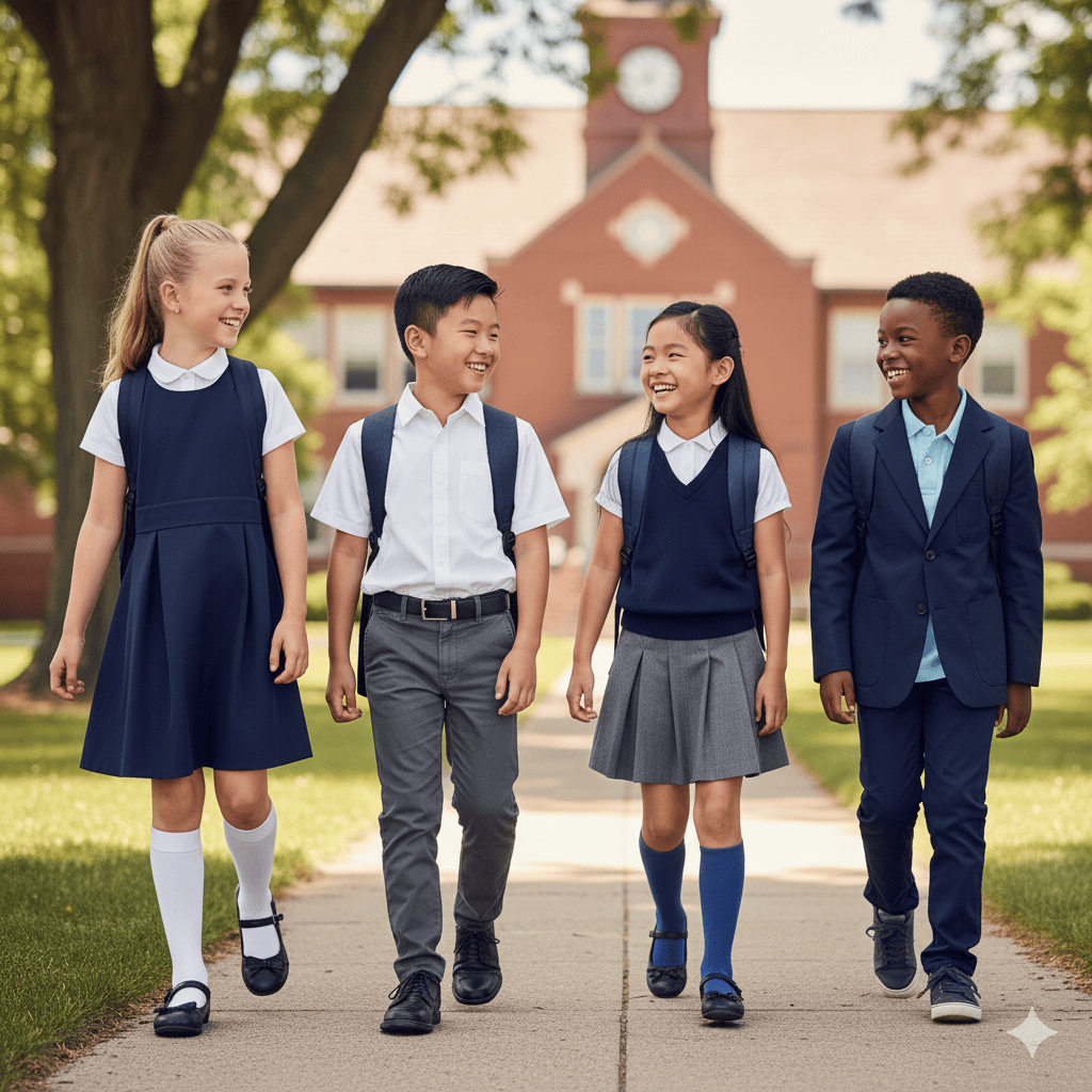 Shirts, Trousers, Skirts, and Dresses